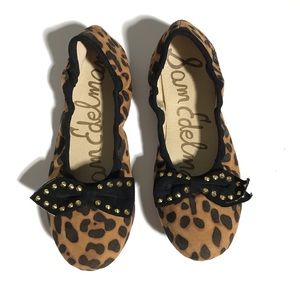 Sam Edelman Felicia Ballet Bow cheetah size 5